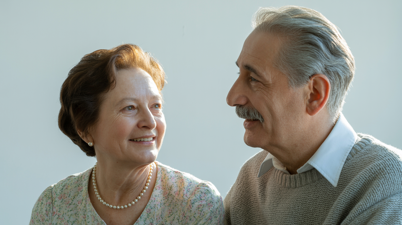 Happy senior with bright smile, representing comprehensive coverage and satisfaction